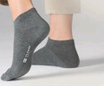 海澜之家袜子男女中筒纯棉100%棉抗菌消臭抗起球纯色运动休闲中长袜5双装 实拍图