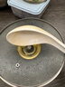 玛戈隆特【高端礼赠】 玉兰本色纯白浮雕高级瓷器餐具碗碟盘散件多规格 天鹅大调羹 实拍图