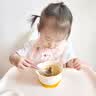 葆氏宝宝蛋花碗辅食碗吸盘儿童自主进食吃饭训练全硅胶喝汤碗儿童餐具 实拍图