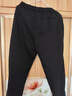 李宁运动裤男春秋夏季新款直筒透气纯棉宽松男士卫裤长裤跑步休闲裤子 黑色(常规直筒-口袋拉链) XL 实拍图