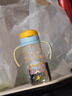 贝亲（Pigeon）自然成长翻盖直饮吸管 大童奶瓶330ml 马戏团 18月+ AA279 实拍图
