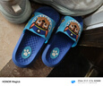 汪汪队立大功（PAW PATROL）汪汪队儿童拖鞋夏男童宝宝凉拖鞋室内防滑小孩家用软底女童家居鞋 阿奇天蓝带面+深蓝底 21 内长21cm 适合33/34码 实拍图