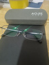 奥杰近视眼镜男有度数超轻半框近视镜可配100 150 200 250 300 350度 镜片折射率1.56（较薄） 双眼近视-100度 (含镜盒镜布) 实拍图