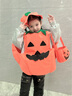 甜蜜点万圣节服装儿童男女孩cosplay服饰装扮南瓜服披风演出道具装饰 实拍图