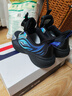 鸿星尔克（ERKE）童鞋男女童运动鞋儿童中大童缓震型跑鞋正黑/数码蓝35 实拍图