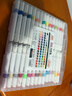 真彩（TRUECOLOR）60色丙烯马克笔单头速干防水幼儿园小学生儿童专用不透色可叠色手绘咕卡涂鸦彩绘画笔ZC616水彩笔 实拍图