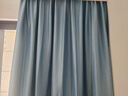 金蝉窗帘遮光轨道挂钩式卧室高级感窗帘家用遮光防晒 星蓝色 300*270 实拍图