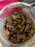 宠侣宠物猫狗鸡肉胡萝卜绿茶小熊饼干磨牙洁齿成幼犬训练奖励620g*2罐 实拍图