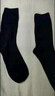 棉十三袜子男新疆棉10A抗菌防臭秋冬季黑色纯色小腿袜高筒商务长袜5双 实拍图