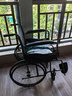 鱼跃(yuwell)轮椅车H051折叠老人轻便旅行手推车钢管免充气胎代步车 实拍图