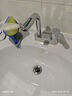 柏温卫浴全铜高脚双孔面盆龙头单把冷热水龙头三孔洗手洗脸盆水龙头 龙头+60cm进水管+大礼包 实拍图