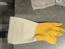 宜家（IKEA）RINNIG林妮格清洁手套洗碗家务厨房耐用耐磨洗碗 纯黄色/灰白中号 实拍图