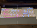 美商海盗船(USCORSAIR) K70 RGB PRO 机械键盘 游戏键盘 全尺寸 8000Hz 竞技模式 铝框体 白色 OPX光轴 实拍图