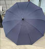 天堂 加大雨伞长柄 半自动超大10骨加固商务伞  夜空蓝  实拍图