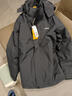 吉普（JEEP）冲锋夹克衣男女同款三合一两件套保暖防风加绒外套 深蓝 3XL  实拍图