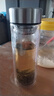 胖东来同款不易摔烂钢化玻璃茶杯大容量耐摔高温硼硅双层玻璃杯保温水杯 钢本色450- 实拍图