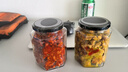 优奥玻璃密封罐储物瓶罐头瓶 罐子泡酒玻璃瓶子蜂蜜瓶果酱瓶500ml×6 实拍图
