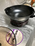 惠当家（Hui Dang Jia）电炒锅多功能一体电热锅电蒸锅电锅电煮锅家用铸铁山东锅炖蒸煮多用途锅大功率电火锅32cm无笼 实拍图