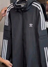 adidas休闲简约三条纹梭织立领夹克外套男装秋季阿迪达斯三叶草   黑色（推荐选大一码）   XL 实拍图