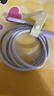 ANKER安克 充电线苹果mfi认证适用iphone12/13/14手机充电器亲肤type-c转lightning快充数据线0.9m浅紫 实拍图