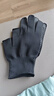 户外骑行快递外卖专用防滑手套露二指耐磨可触屏男女通用 黑色【1双】 实拍图