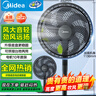 美的（Midea）【超级单品】七叶轻音立式电风扇家用柔风落地扇台式桌面小型风扇大风量节能摇头宿舍电扇 SAF30AB 实拍图