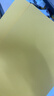 豪艺（HOOYE）A4彩色复印纸 凭证打印纸 儿童手工DIY折纸剪纸彩纸 80g 100张/包 金黄色 实拍图