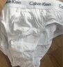 Calvin Klein内衣男士三条装循环提花腰边ck舒适纯色棉质微弹贴身三角内裤男 998-太空黑/椰青灰/月光白 3条 M 实拍图