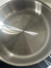 铿锵 316不锈钢平底锅家用无涂层煎锅煎蛋煎牛排烙饼锅燃气电磁炉通用 30cm无涂层煎锅【316无铆钉 实拍图