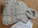 巴拉巴拉（BALABALA）童装儿童羽绒服两件套男童女童宝宝冬装连帽外套 咖白色调00351 140 充绒量52g 实拍图