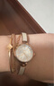 AJIDOU阿吉豆手表生日礼物 优雅气质闪耀水晶腕表日常百搭送女友 送老婆 玫金色 22mm 实拍图