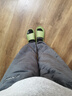 浪莎睡裤女士长裤秋冬加绒加厚法兰绒大码暖暖裤子珊瑚绒家居裤灰XL 实拍图