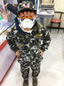 兵童勇士 2023新款冬装儿童装迷彩服套装中大童运动装男童休闲加绒厚棉服 实拍图