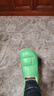冬季棉拖鞋防水情侣家居棉鞋保暖韩版卡通EVA棉拖鞋拖鞋室内防滑 绿色 38-39 实拍图