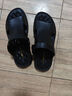 老人头（LAORENTOU）凉鞋男夏季头层牛皮透气沙滩百搭休闲鞋凉拖鞋男鞋子 10965 黑 41 实拍图