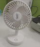 澳柯玛（AUCMA）风宝usb蓄电小风扇桌面风扇小型手持小风扇充电电风扇/静音宿舍小台扇办公露营迷你便携台式小电扇 实拍图