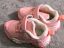 巴布豆（BOBDOG）童鞋女宝宝学步鞋加绒二棉鞋 106305033 果粉色30 实拍图