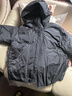 优衣库合作款/女装男装PUFFTECH空气棉服连帽外套480064 08 深灰色 2XL 实拍图