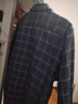 杉杉（FIRS）纯棉磨毛衬衫中年爸爸装商务休闲全棉格子衬衣男 咖啡格 40  实拍图