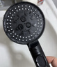 四季沐歌（MICOE）黑色增压淋浴花洒喷头 浴室加压淋浴喷头花洒头手持花洒单头HS125 实拍图