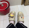 卡骆驰（CROCS）洞洞鞋贝雅卡骆班轻便耐磨一脚蹬休闲鞋|205089 白/深蓝-126 41 /42(260mm) 实拍图