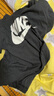 耐克(NIKE)男短袖T恤 纯棉 运动休闲 经典简约 AR5005-010 黑色L 实拍图