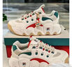 FILA 斐乐老爹鞋女鞋运动鞋圣诞可颂面包鞋休闲鞋男鞋情侣 雪白/雨朦灰色-女款 40 实拍图