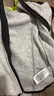 迪卡侬户外运动保暖 舒适儿童抓绒衣浅灰色2763362 123-130cm7-8岁 实拍图