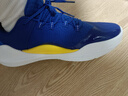 安德玛（UNDERARMOUR）库里CURRY 11男女情侣运动篮球鞋3027416 蓝黄色100 3026615-100 44 实拍图