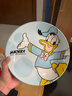 迪士尼8英寸深盘子可爱卡通陶瓷釉下彩耐高温盛儿童少女好看菜盘 乐悠8寸盘-唐老鸭 无规格 实拍图