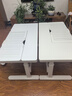 黑白调A2儿童学习桌大白桌实木升降桌书桌学习桌写字桌电脑桌 120*60cm 实拍图