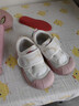 牧童幼儿园鞋春秋款室内鞋男童防撞学步鞋女宝宝小白鞋 白桃粉1 24 实拍图