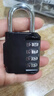 奥本大号密码挂锁 室内外门锁 防水防锈金属锁1604黑色 实拍图