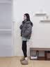 波司登冬泡芙羽绒服女士90绒加厚脱卸帽宽松短款慵懒风外套 实拍图